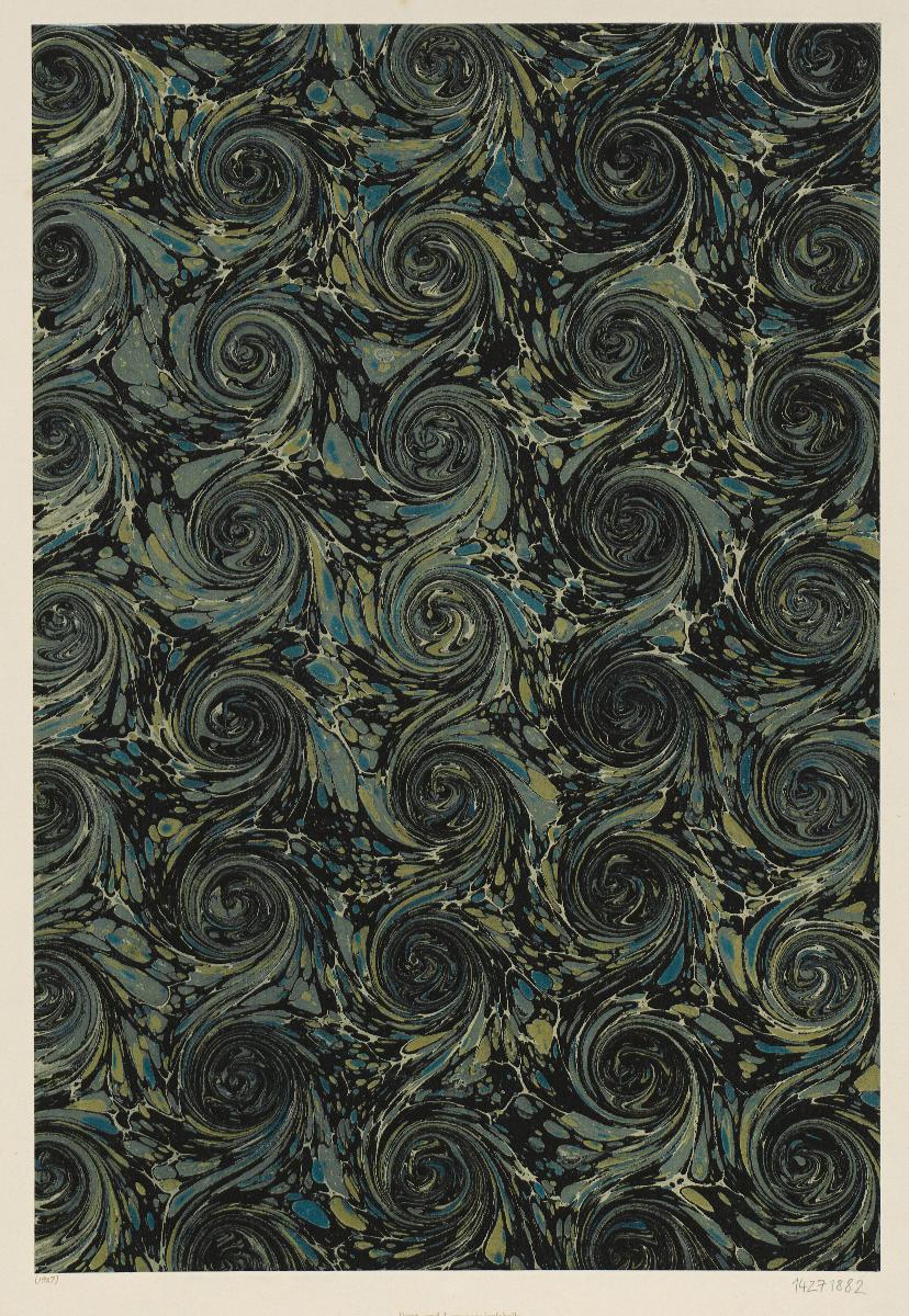 Schneckenmarmorpapier