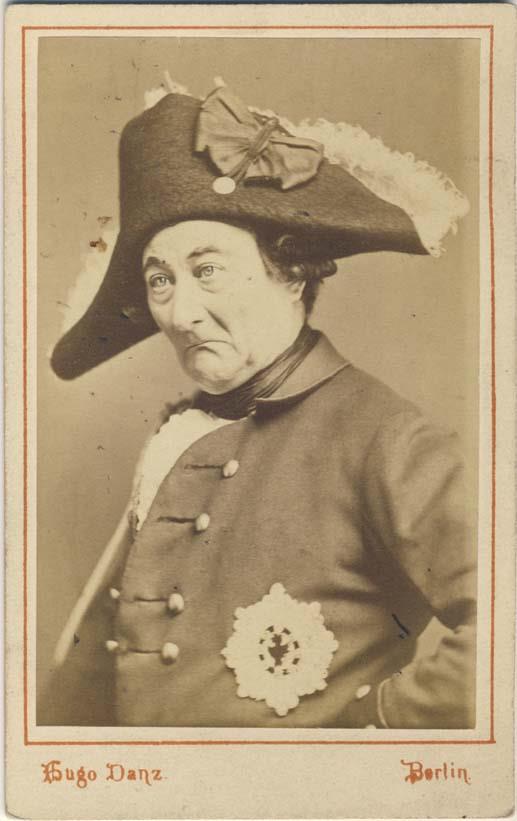 Porträt des Theodor Döring in Rollenkostüm
