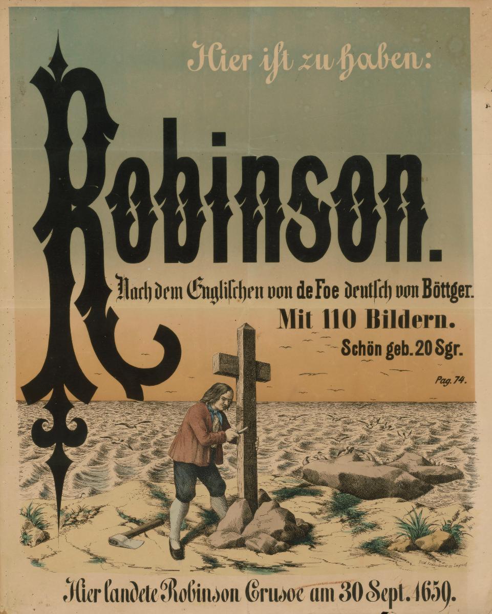 Robinson. Nach dem Englischen von de Foe. Deutsch von Böttger