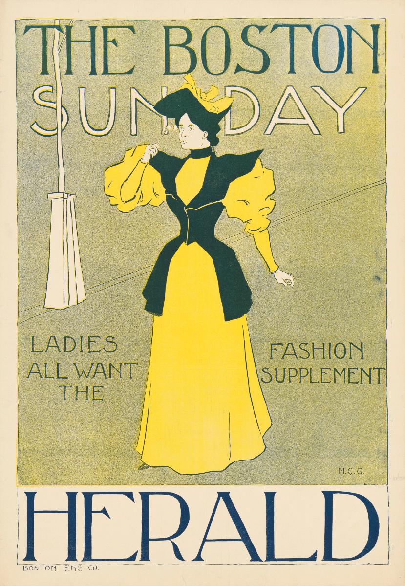 The Boston Sunday Herald. Ladies All Want The Fashion Supplement