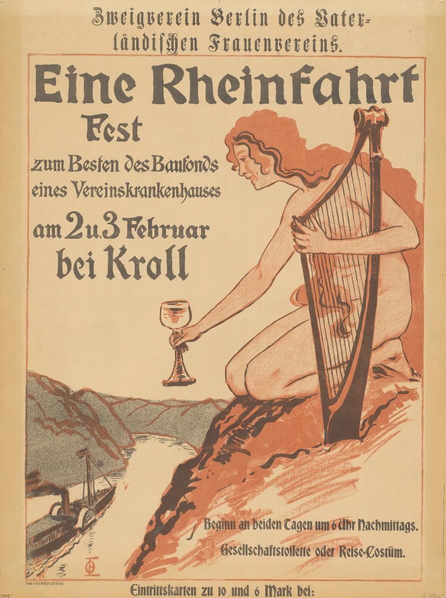 Zweigverein Berlin des vaterländischen Frauenvereins. Eine Rheinfahrt