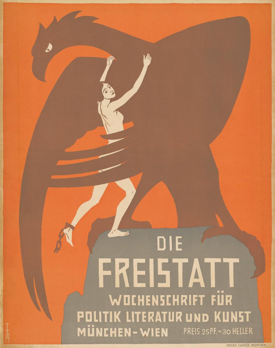 Die Freistatt Wochenschrift für Politik Literatur und Kunst