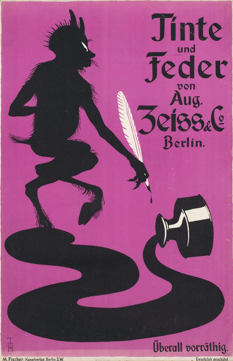 Tinte und Feder von August Zeiss & Co Berlin