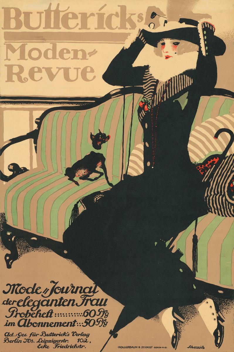 Buttericks Moden-Revue. Mode-Journal der eleganten Frau