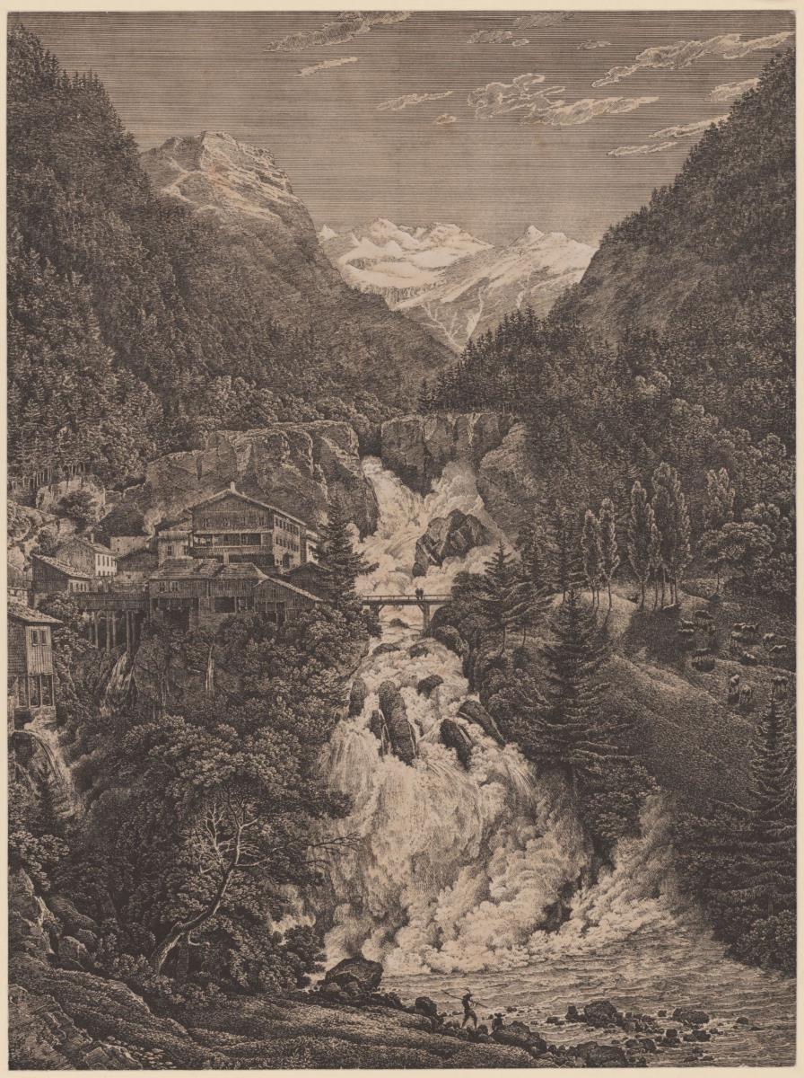 Der Wasserfall bei Wildbad Gastein