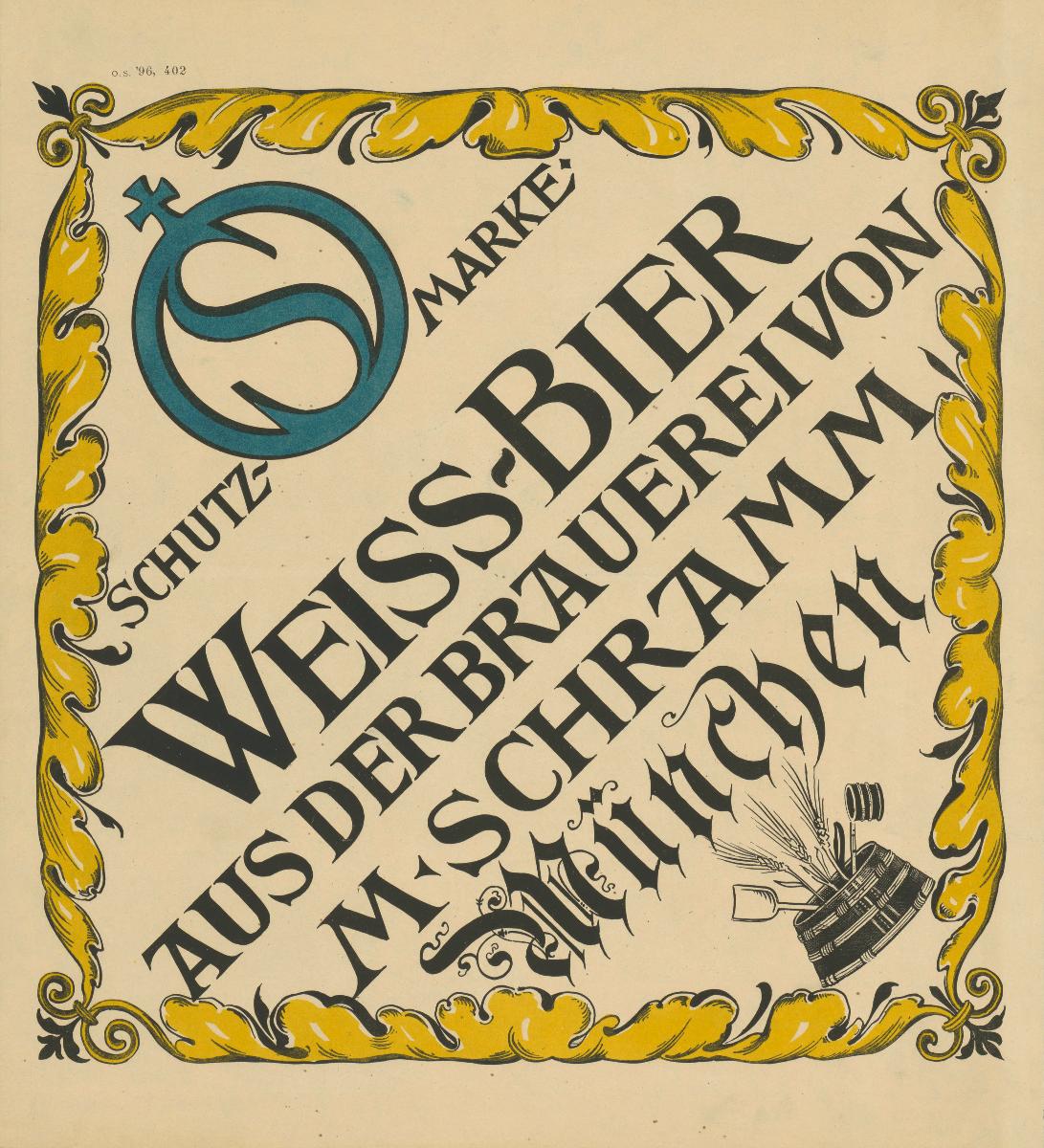 Weissbier aus der Brauerei von M Schramm München