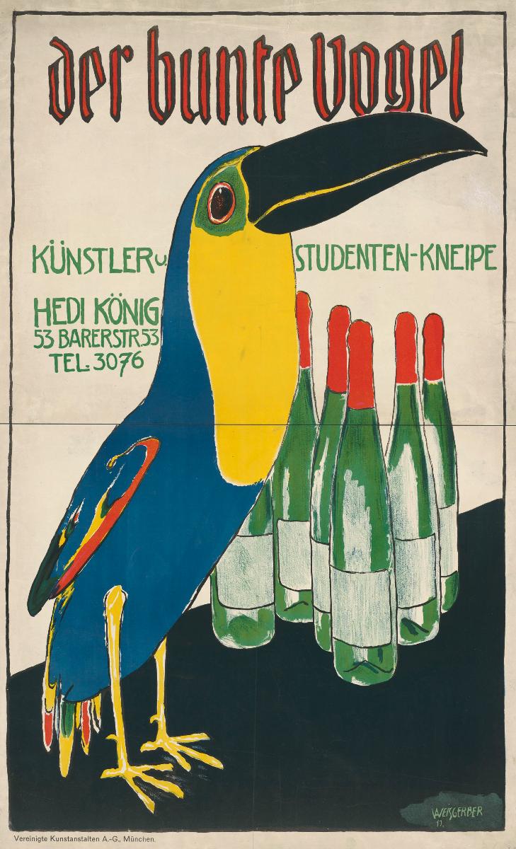 Der bunte Vogel Künstler- und Studentenkneipe Hedi König