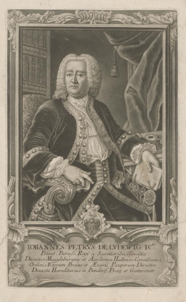 Porträt des Johann Peter von Ludewig