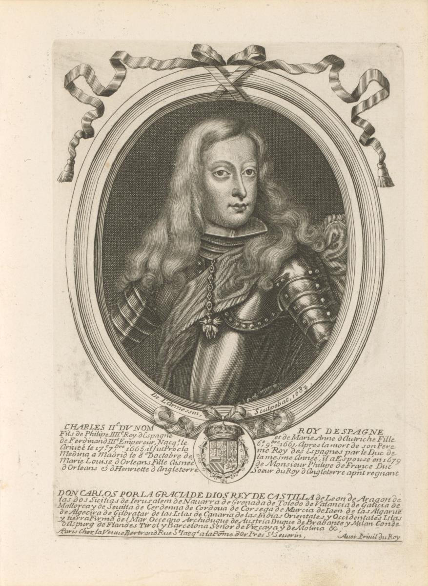 Porträt des Karl II., König von Spanien