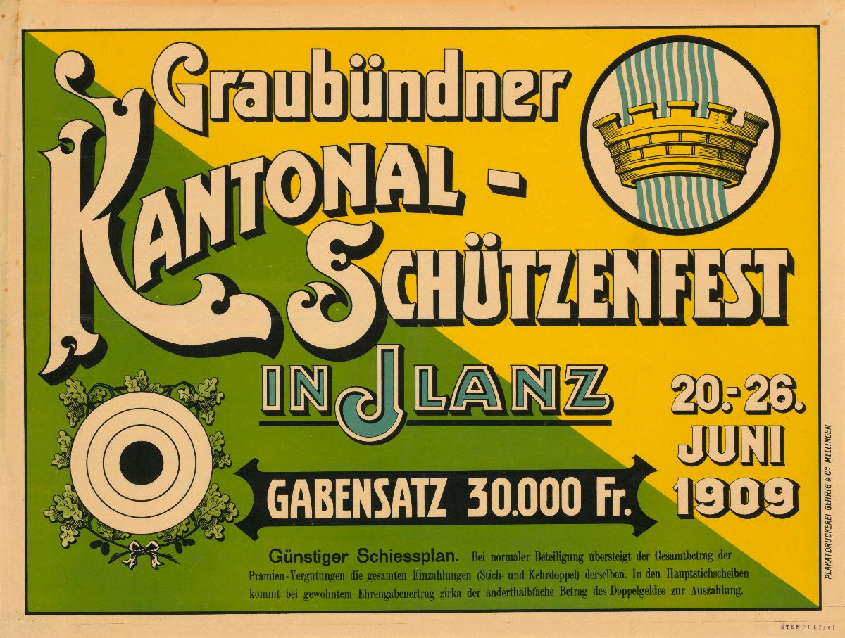Graubündner Kantonal-Schützenfest 1909
