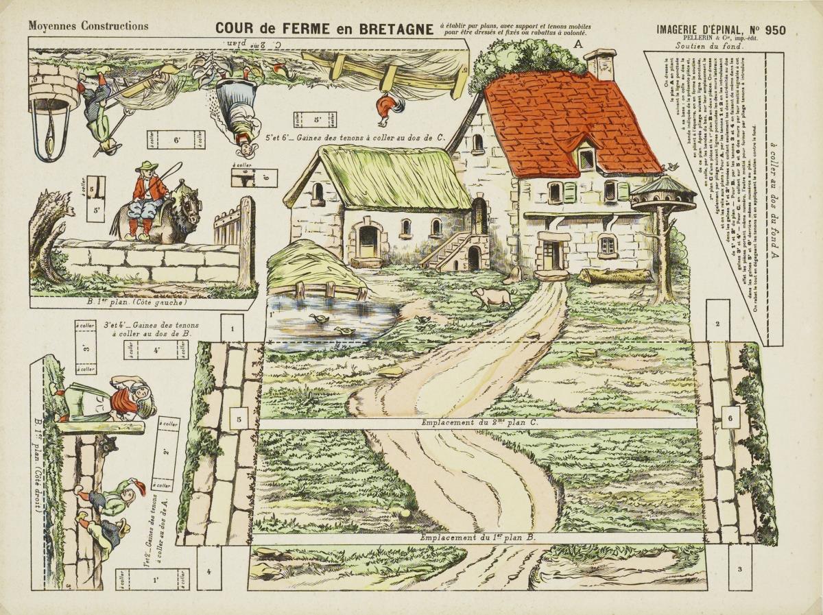 Cour de ferme en Bretagne, No. 950