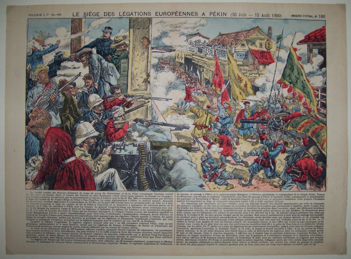 Le siège des légations européennes à Pékin.