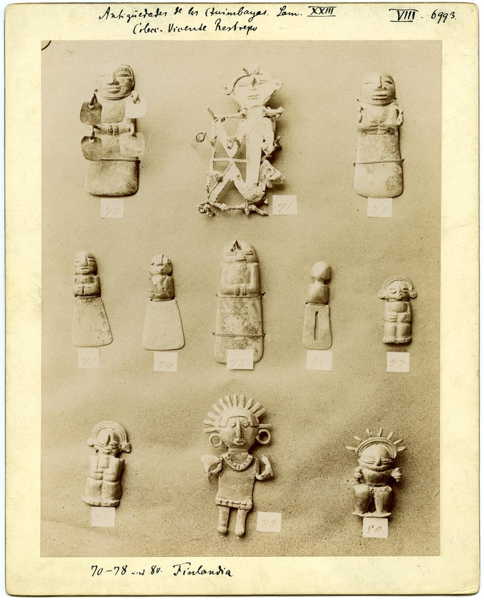 Goldobjekte aus der Sammlung Vicente Restrepo, Antigüedades de los Quimbayas Lam. XXIII