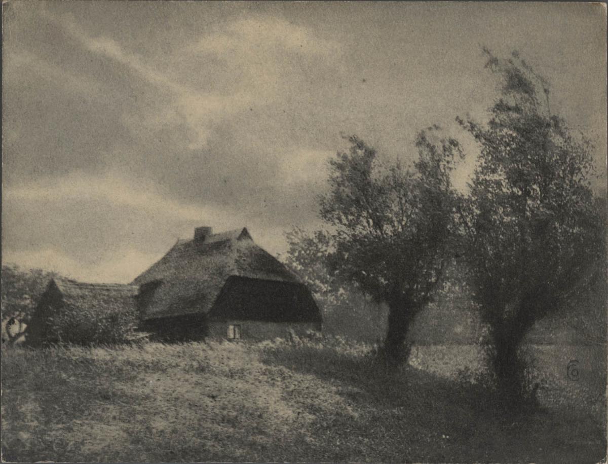 Landschaft mit Haus