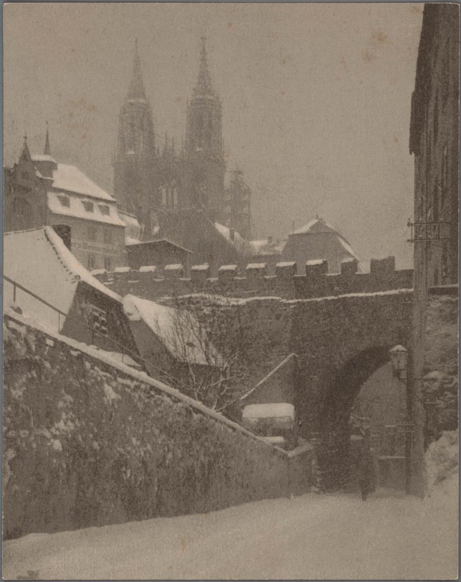 Stadtansicht im Winter