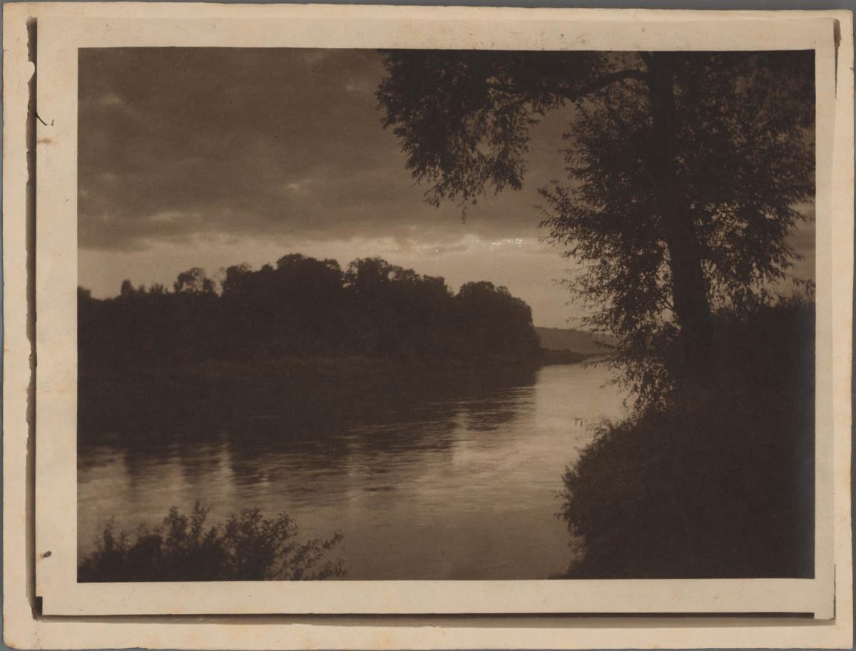 Abend an der Elbe
