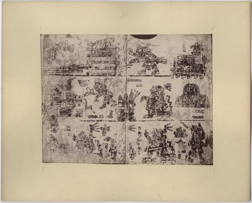 Codex Becker I ("Manuscrit du Cacique"): 6. Ausschnitt.
