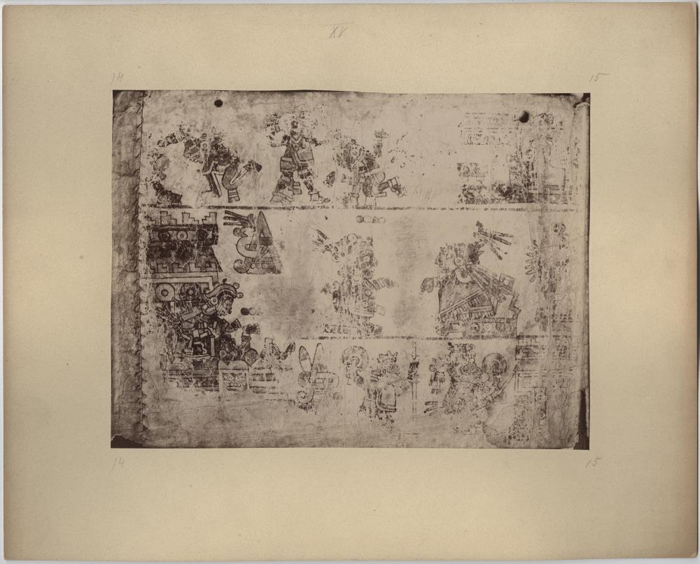 Codex Becker I ("Manuscrit du Cacique"): 15. Ausschnitt.
