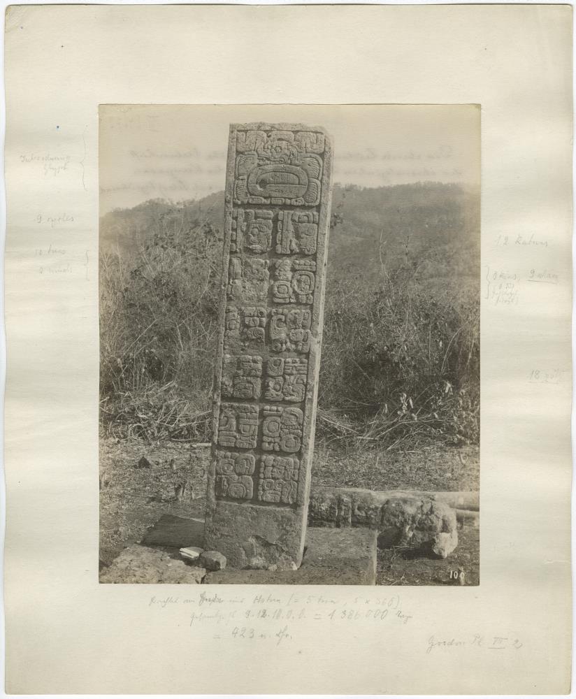 Stele  6, Rückseite.