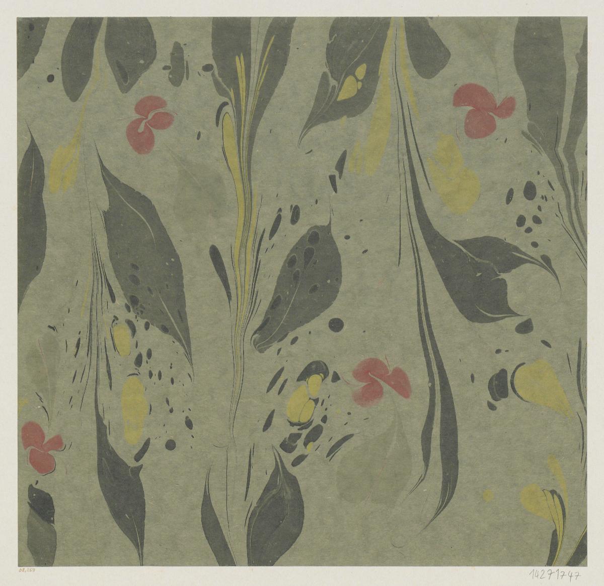 Gezogenes Marmorpapier