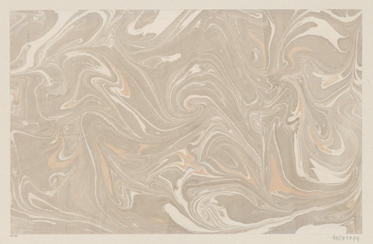 Gezogenes Marmorpapier
