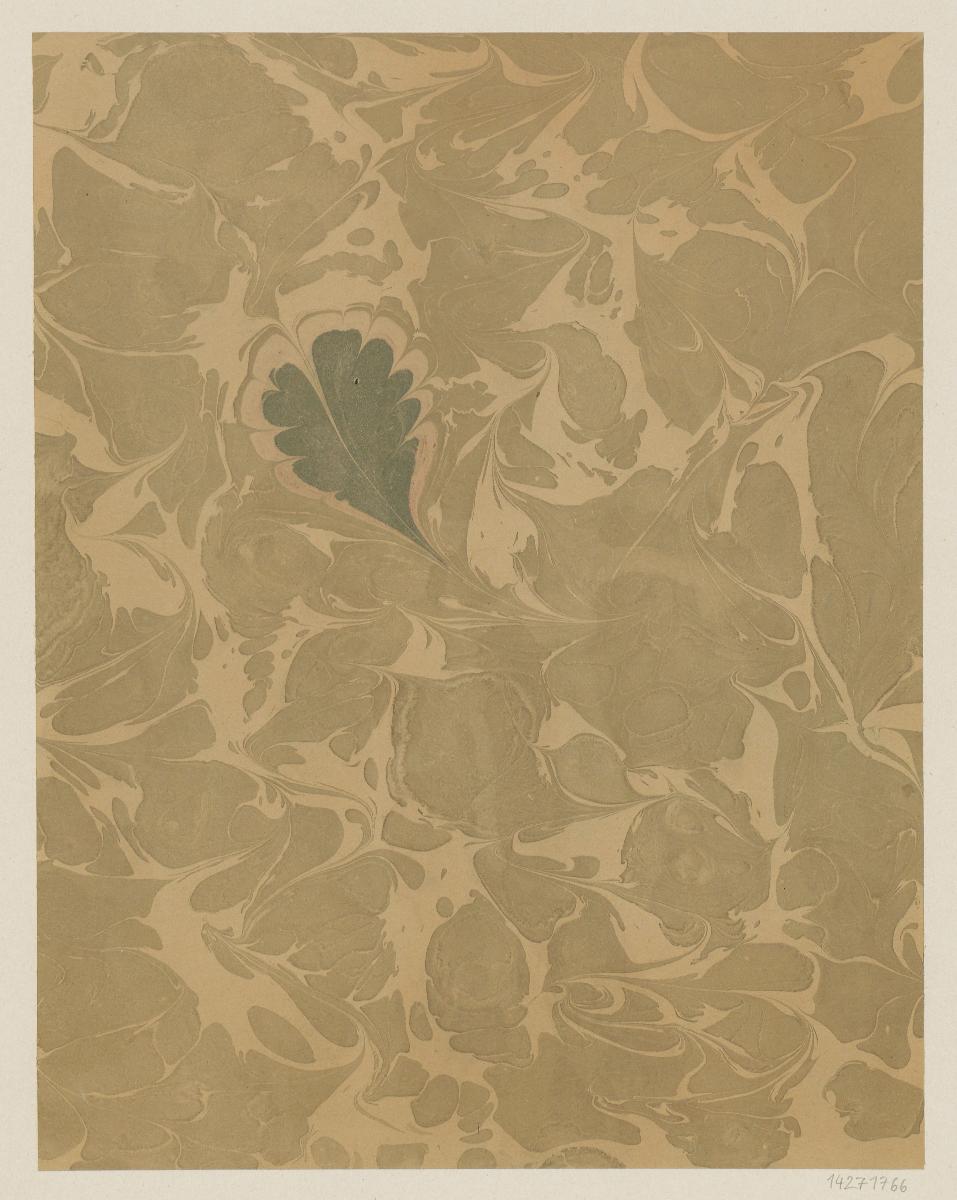 Gezogenes Marmorpapier