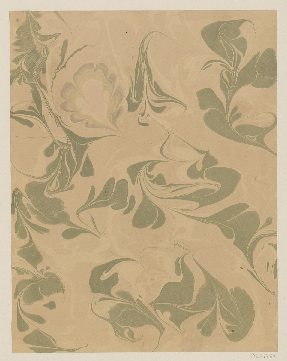 Gezogenes Marmorpapier