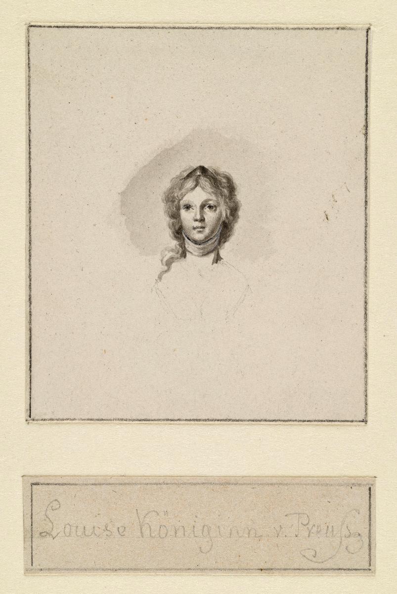 Königin Luise. Kopf, von vorn