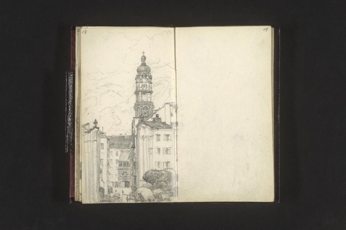 Der Stadtturm, das Goldene Dachl und Häuser in Innsbruck