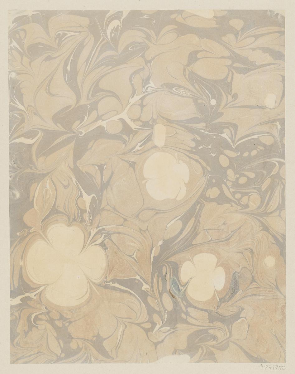 Gezogenes Marmorpapier