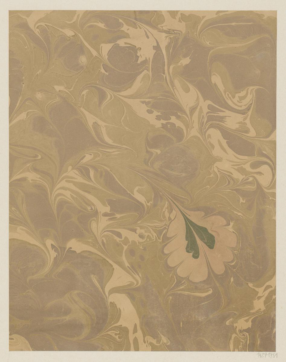 Gezogenes Marmorpapier