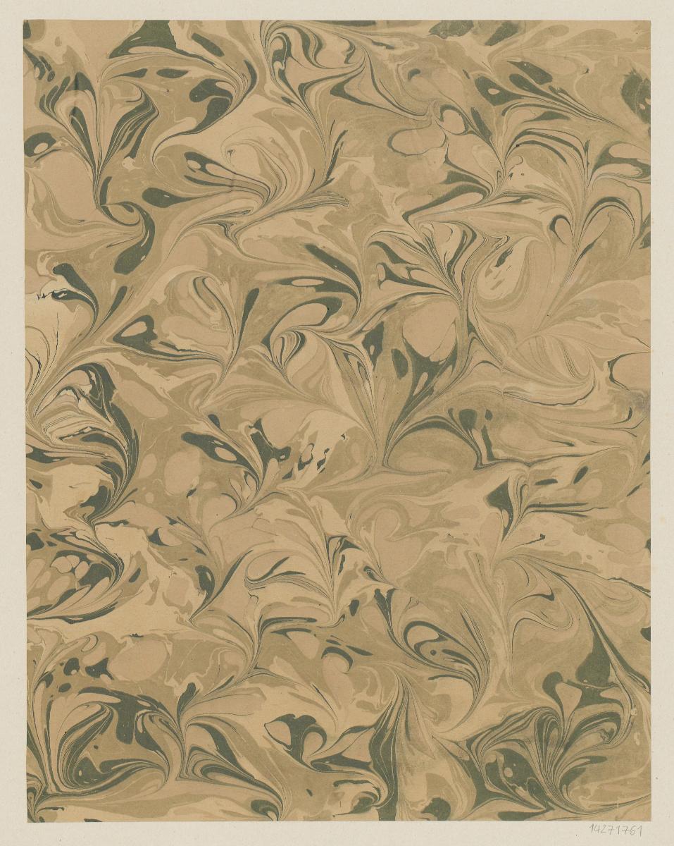 Gezogenes Marmorpapier