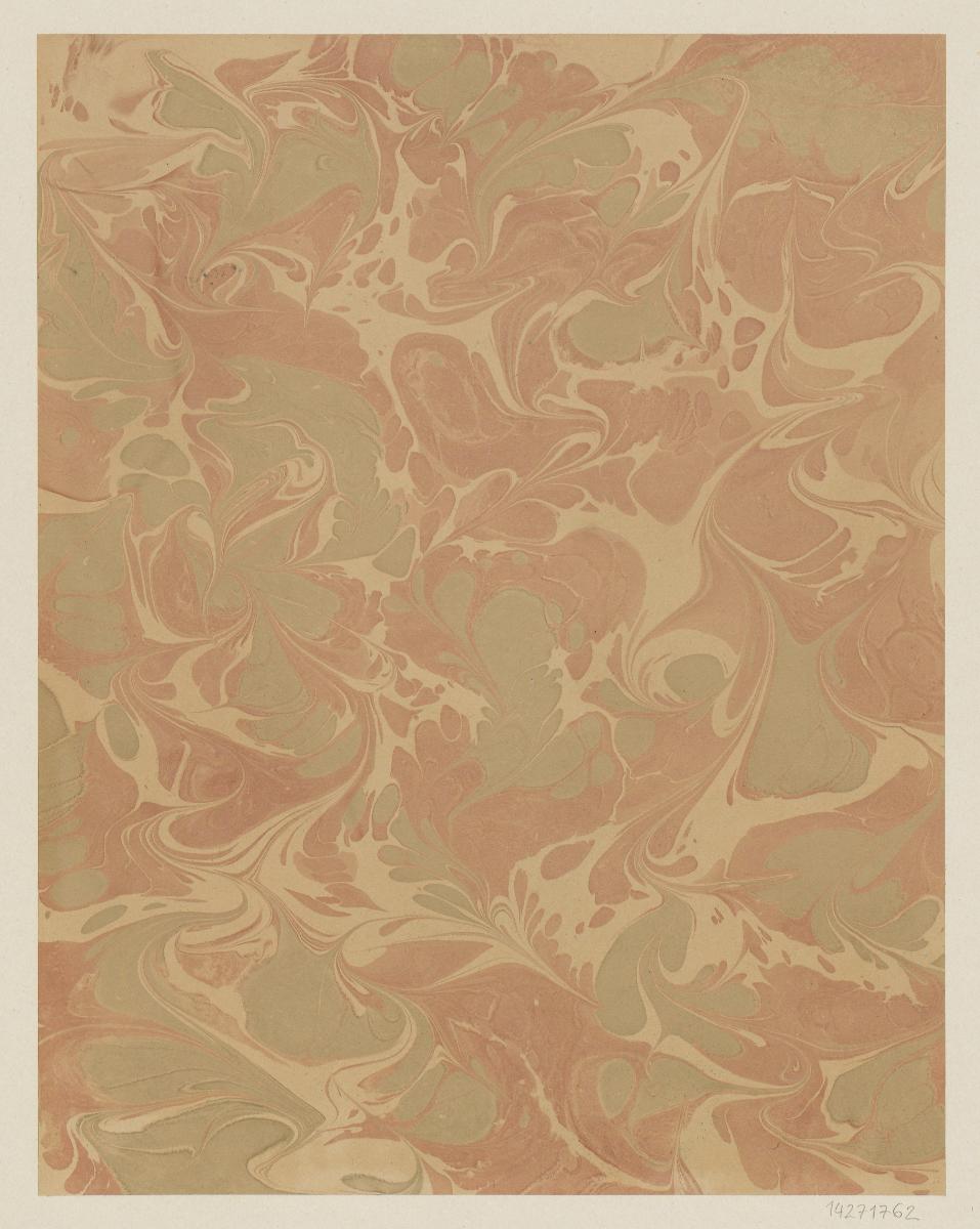 Gezogenes Marmorpapier