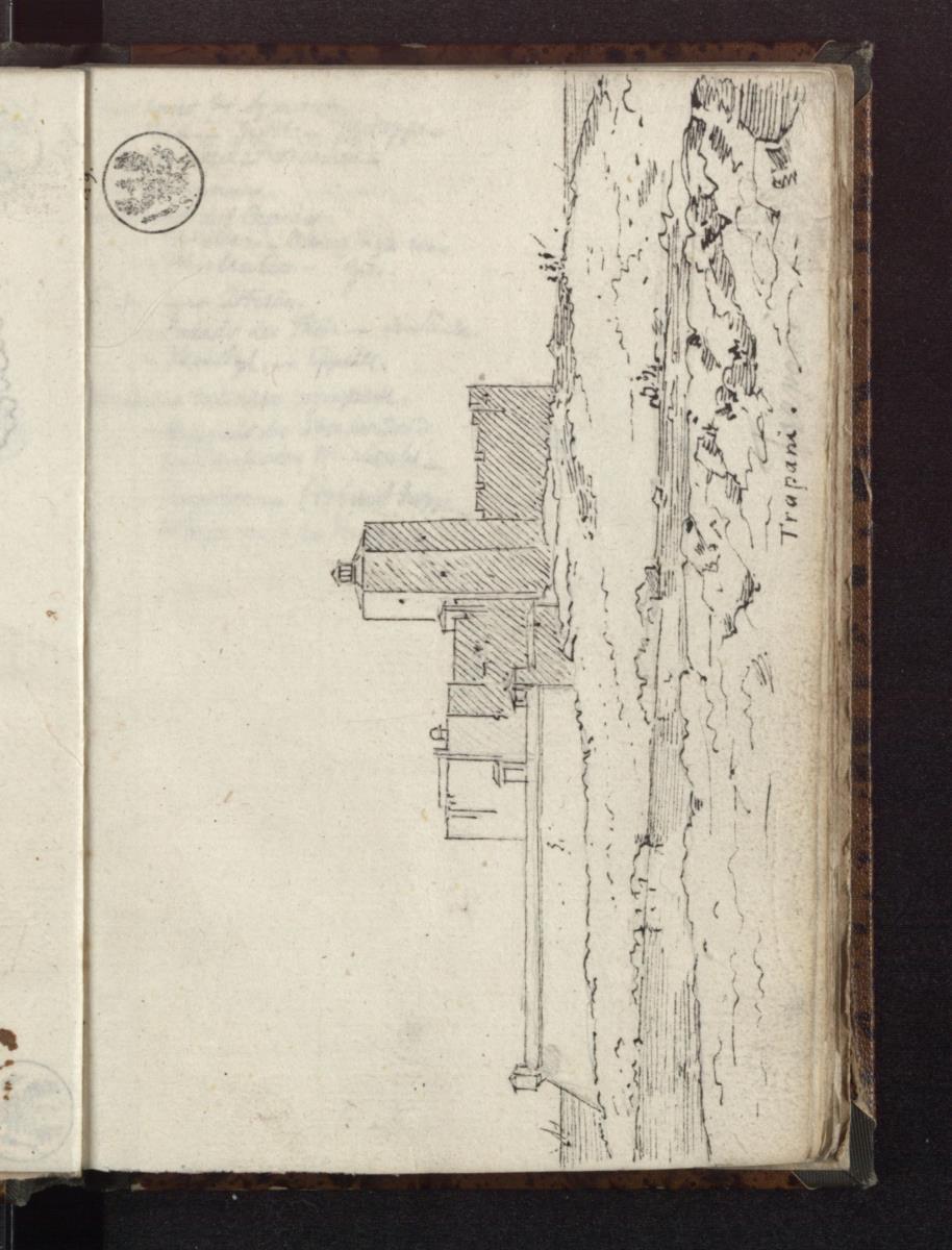 Das Castello della Colombaia an der Hafenausfahrt von Trapani an der Westküste von Sizilien