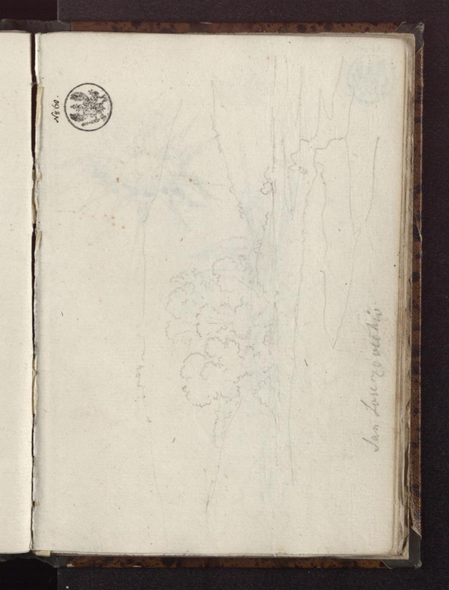 Landschaft in der Nähe von San Lorenzo Vecchio