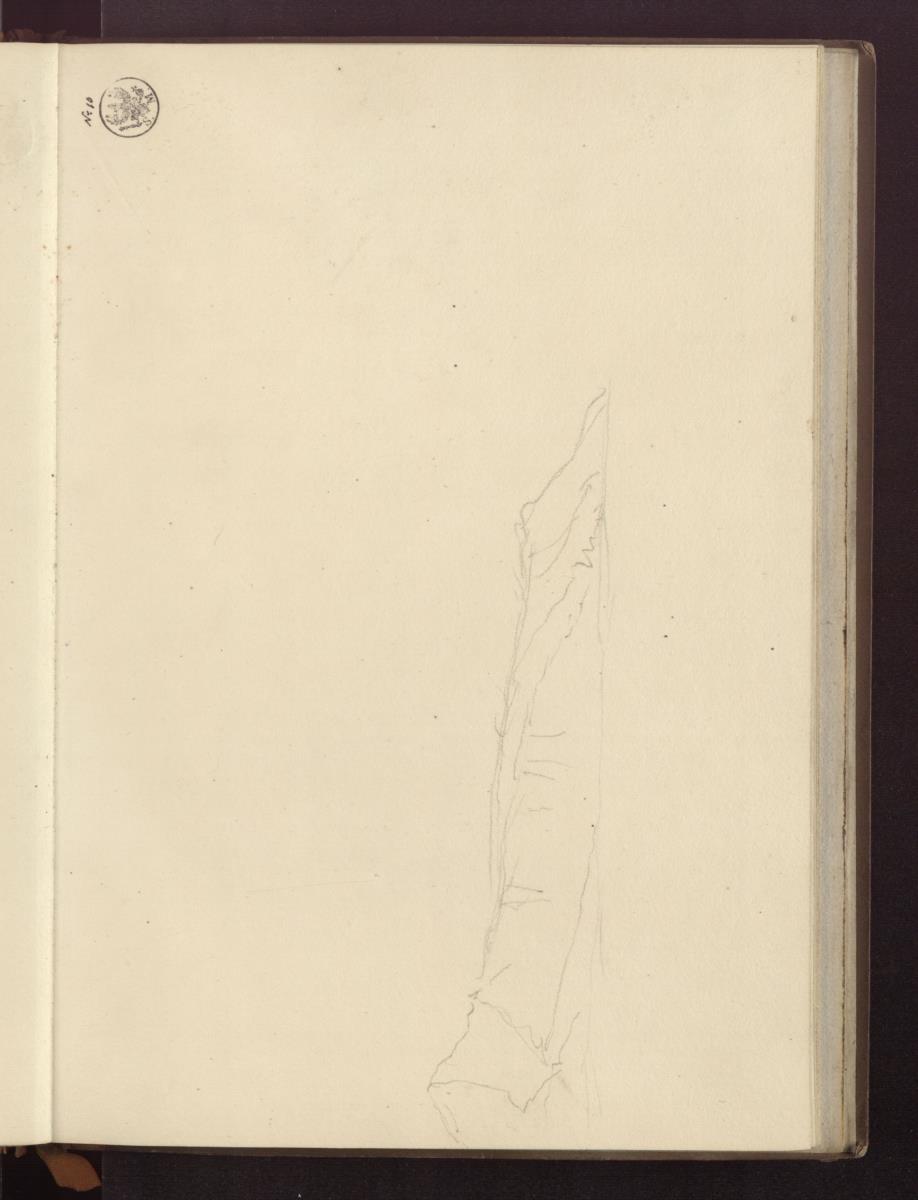 Felsige Landzunge, wohl am Golf von Neapel
