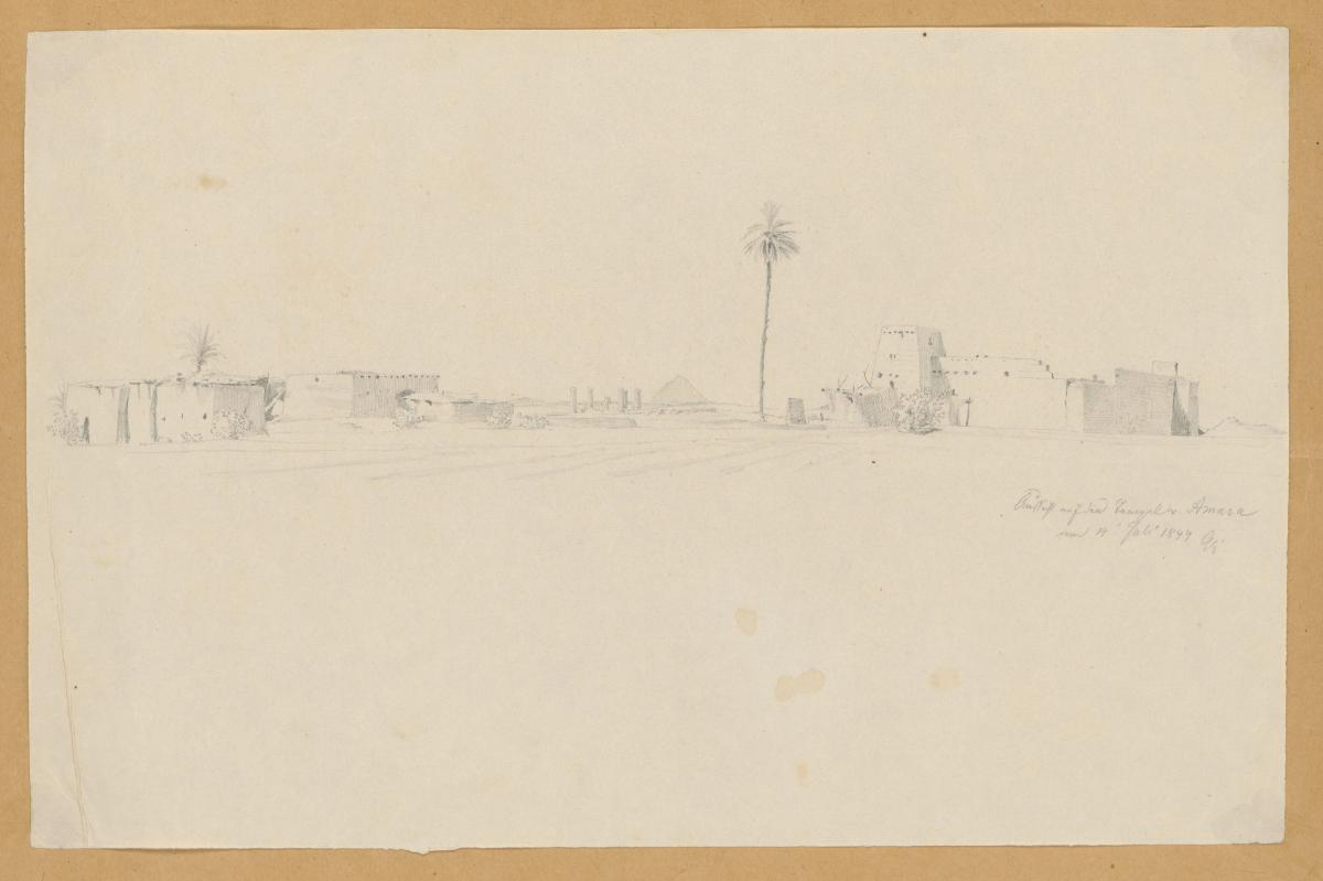 Ägypten-Expedition, Nubien, Amara, Tempel
