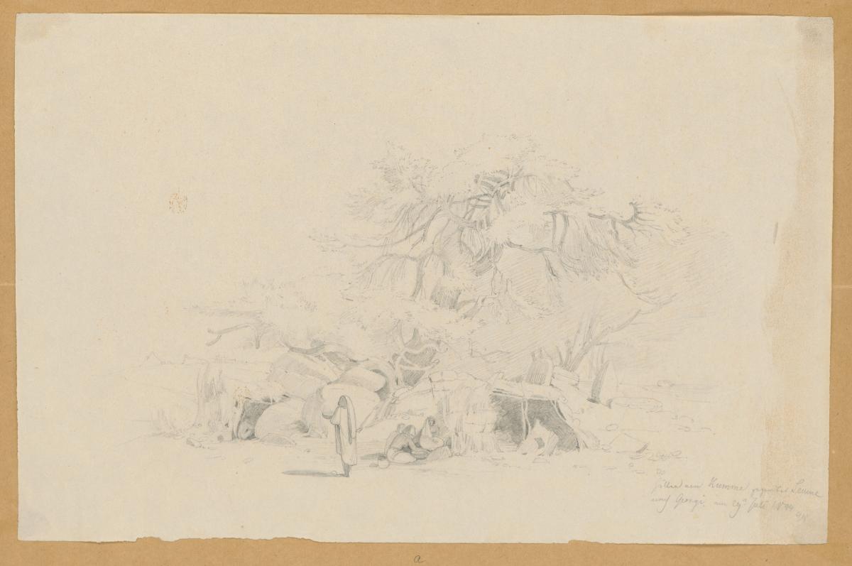 Ägypten-Expedition, Sudan, Kumma, Hütten
