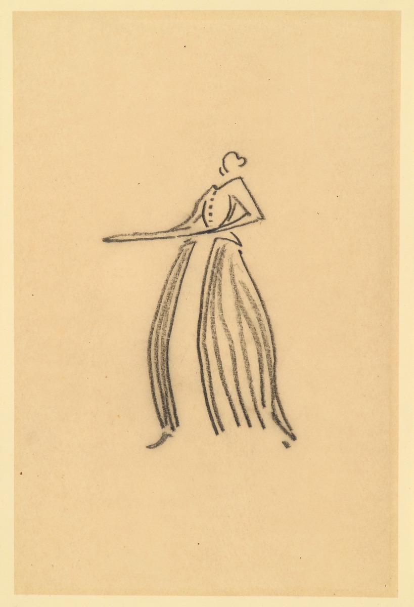 Kleidentwurf für Luise Mendelsohn