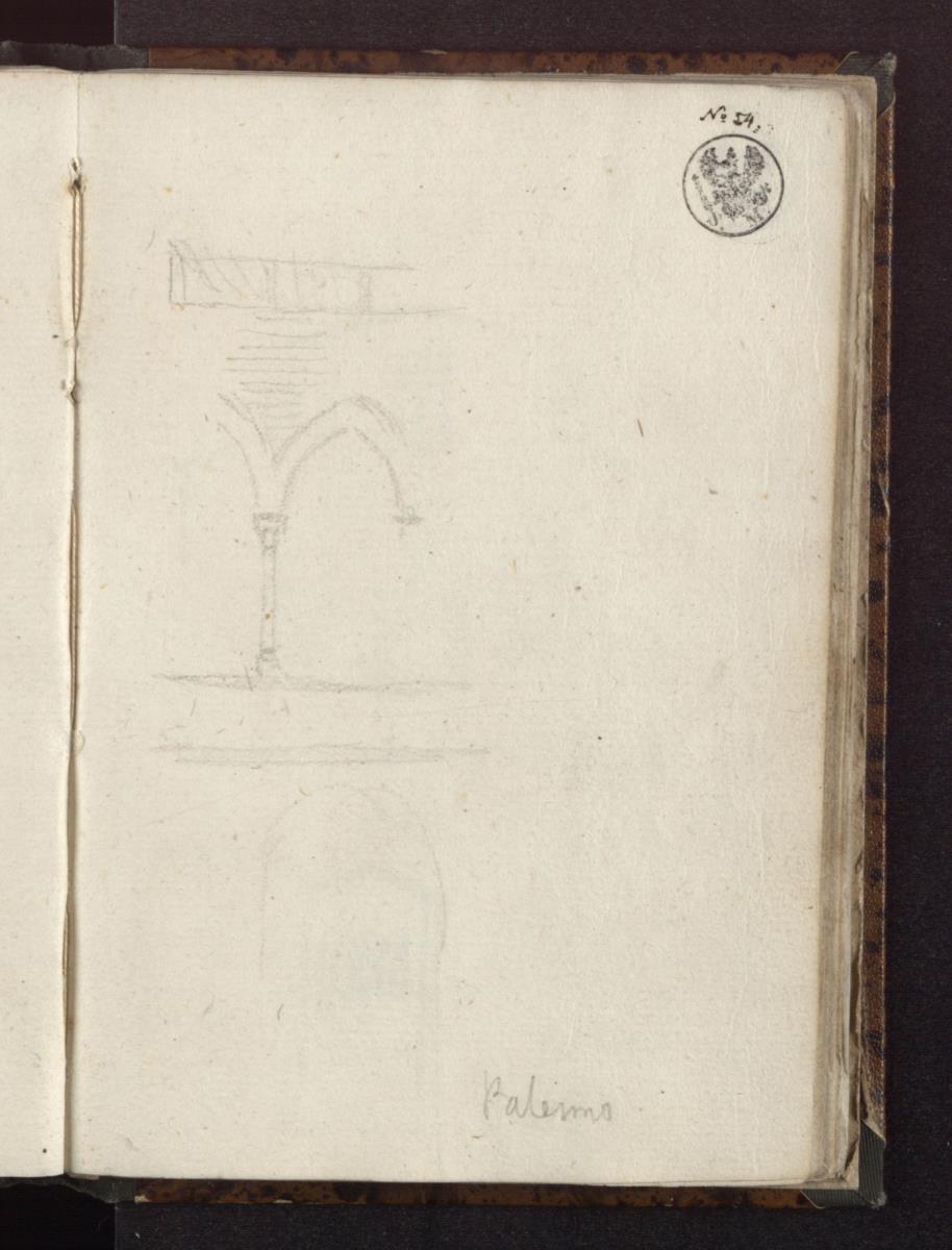 Gotische Arkade, wohl in Palermo