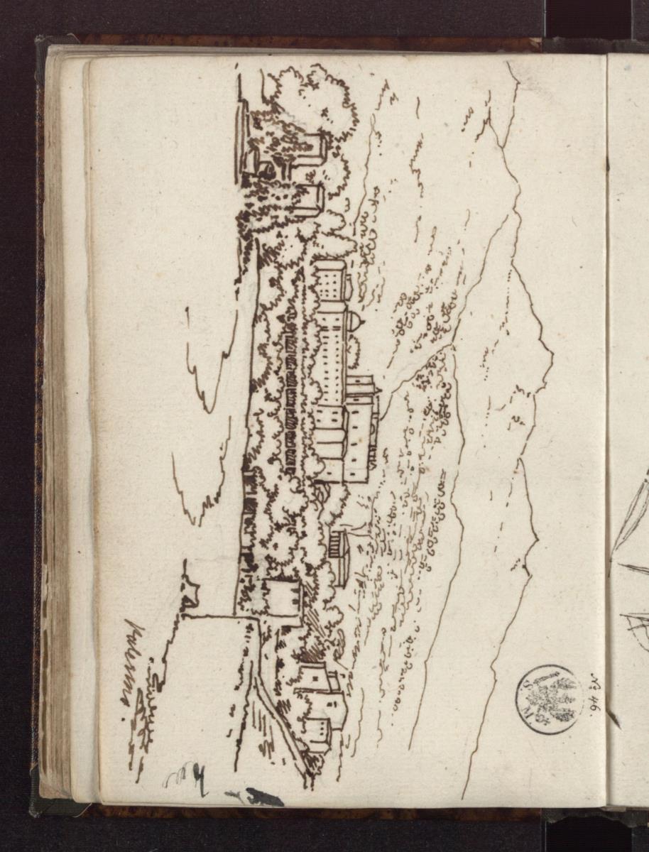 Blick auf das Castello della Zisa bei Palermo