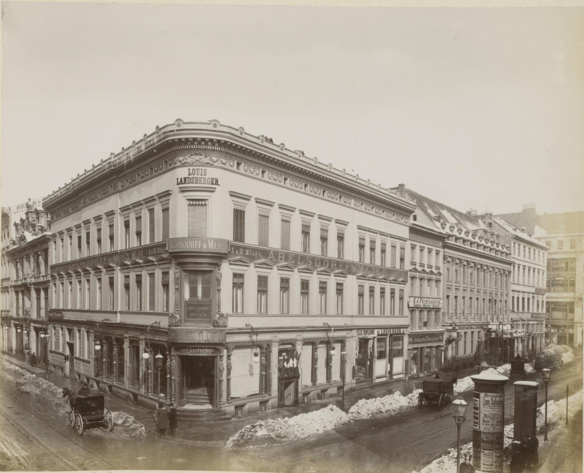 Berlin, Niederwallstraße Ecke Jägerstraße