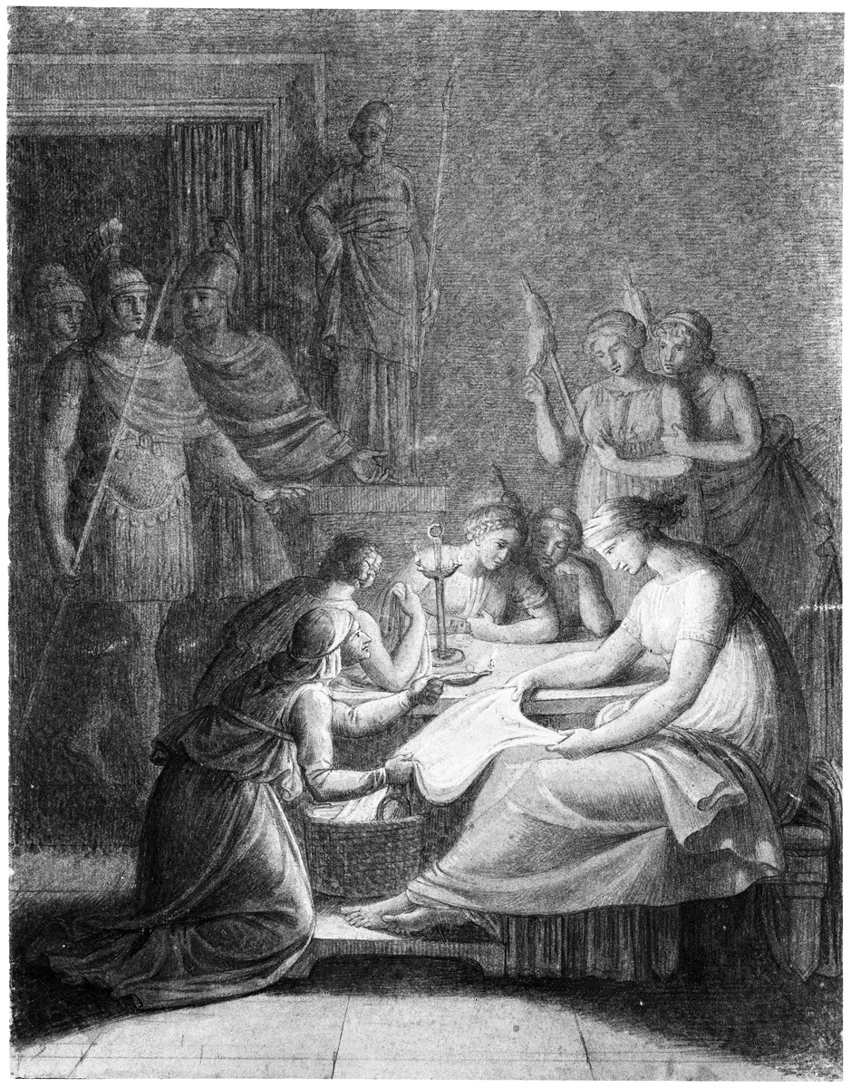 Die Wette des Tarquinius mit Collatinus