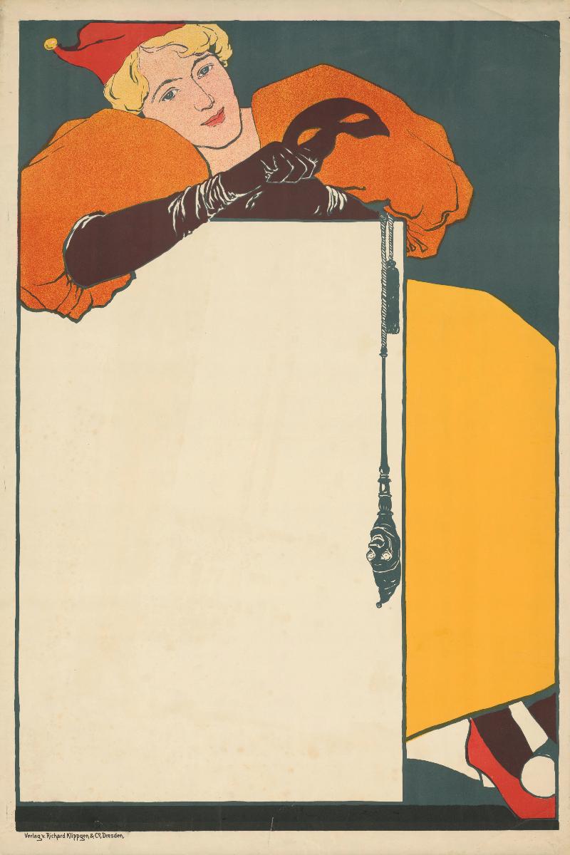 Dame mit Narrenkappe