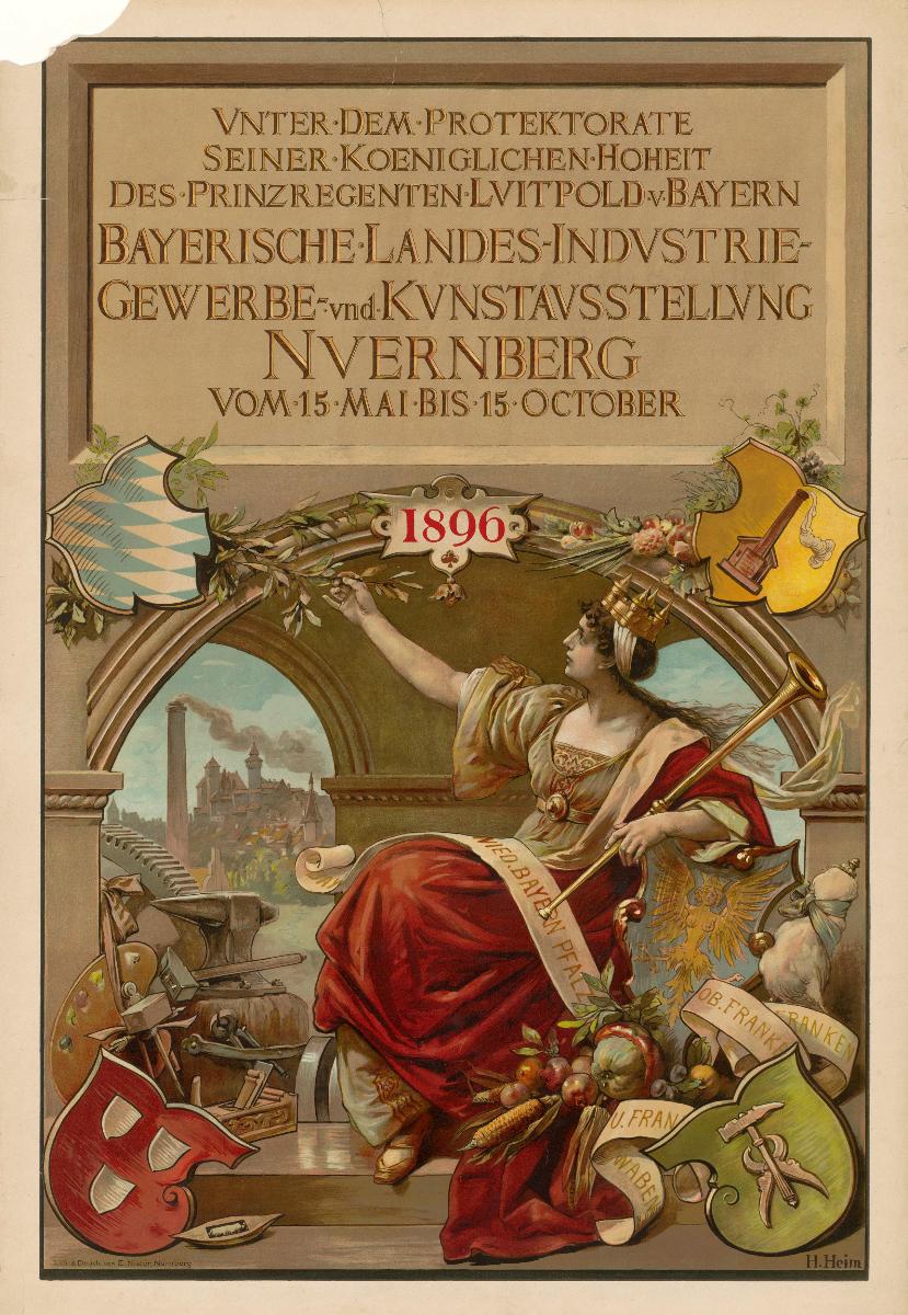 Bayerische Landes-Industrie-, Gewerbe- und Kunstausstellung Nürnberg 1896