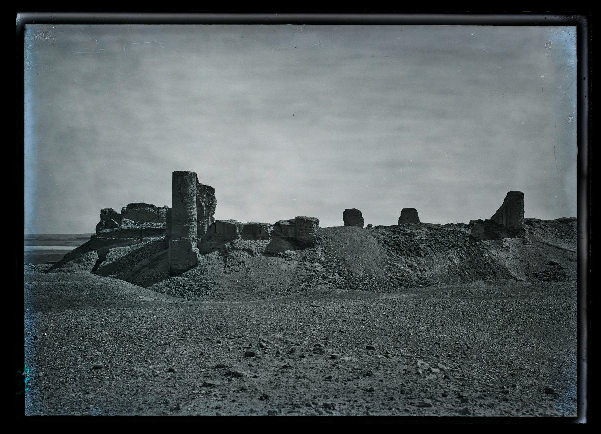 Qasr al-ʿAschiq, Nordwestecke von Westen