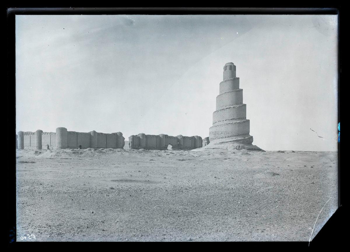 Große Moschee, Nordseite und Malwiya
