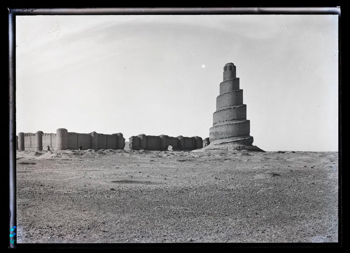 Große Moschee, Nordseite und Malwiya