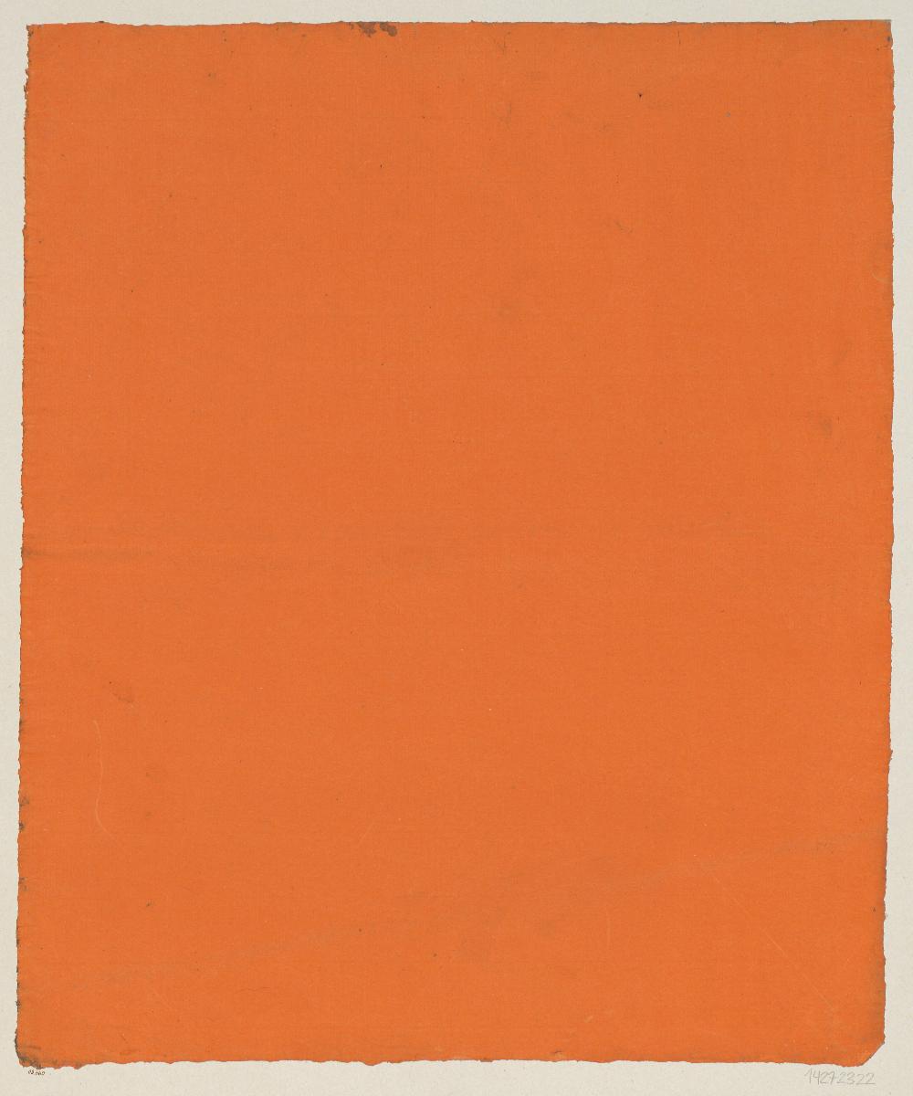 Einfarbig gestrichenes Papier