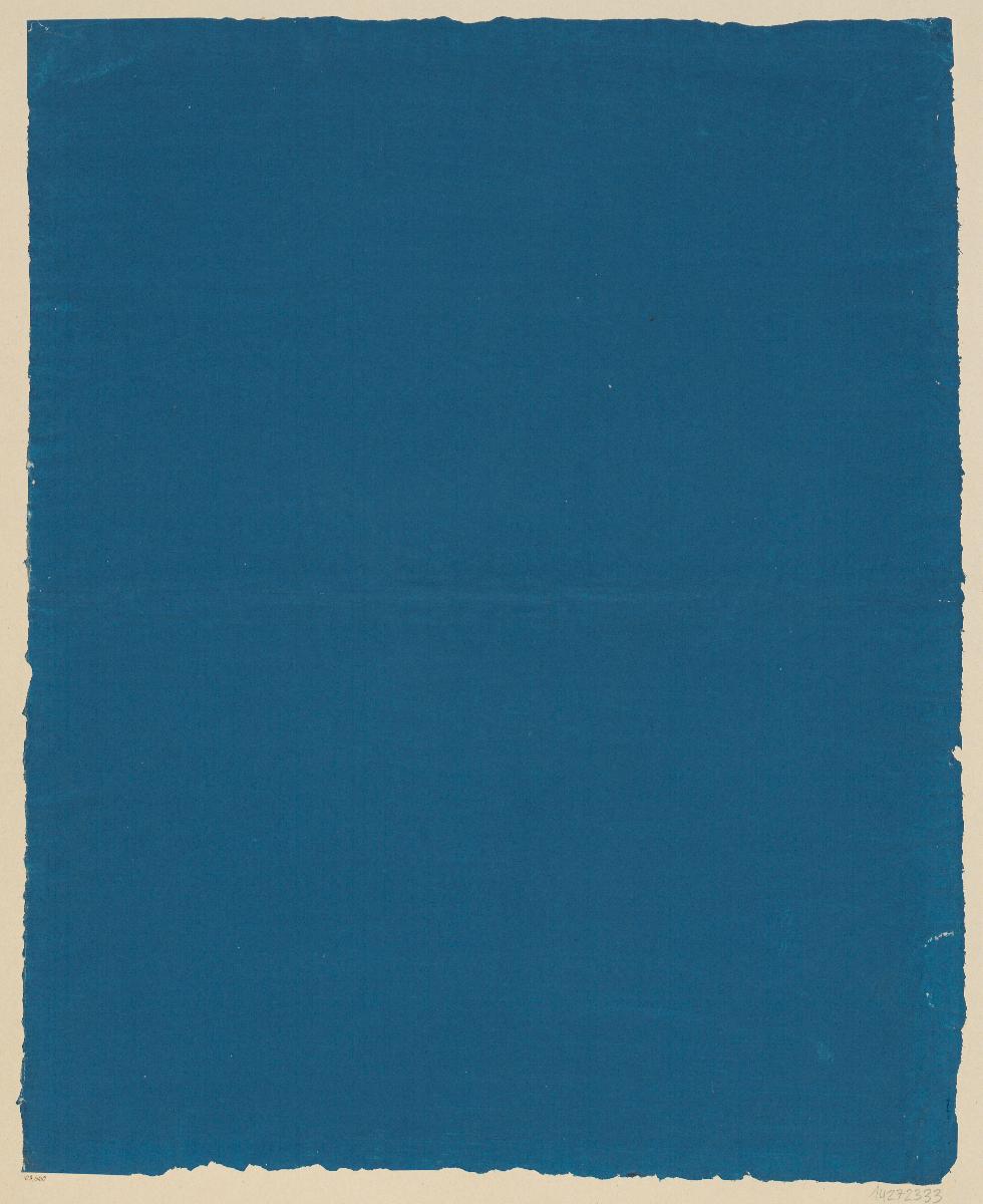 Einfarbig gestrichenes Papier